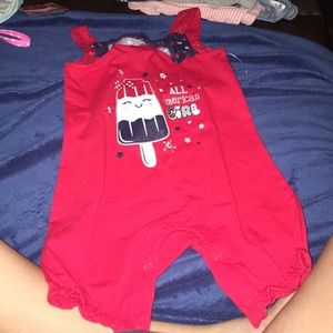 4th of the July onesie 12 months